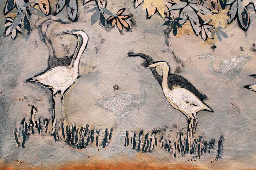 Egrets at Dusk